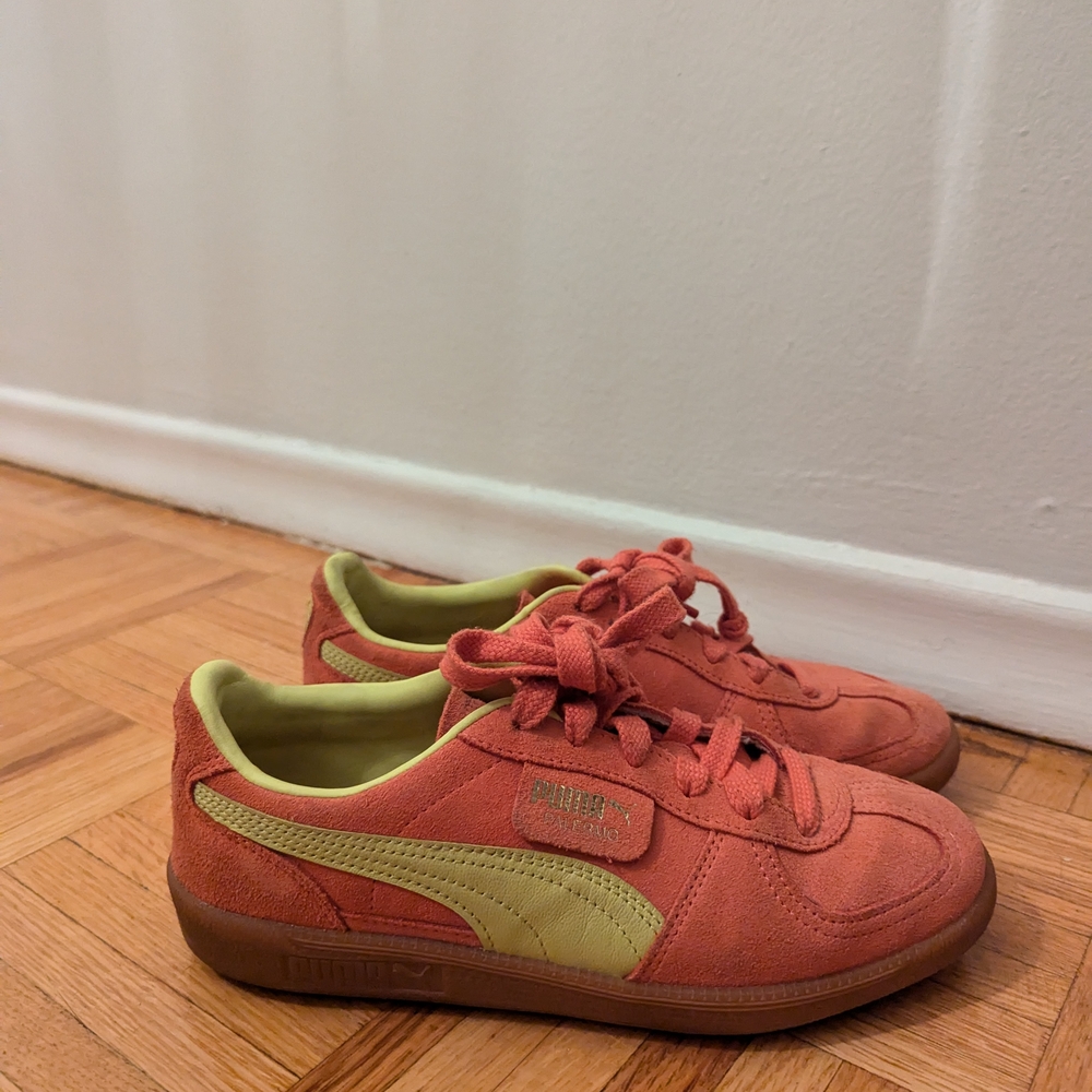 Puma Red and Green Sneakers Classic Retro Design